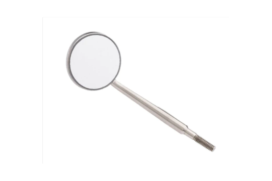 #3 Crystal HD® Stainless Steel Mouth Mirror Screw-On Head (12pk-Cone Socket)