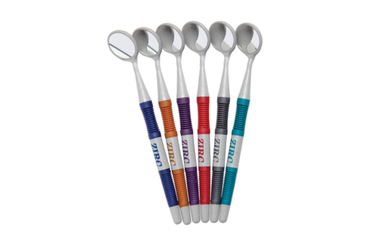 #4 Crystal HD® Mouth Mirror Soft Grip Jewel (12pk)