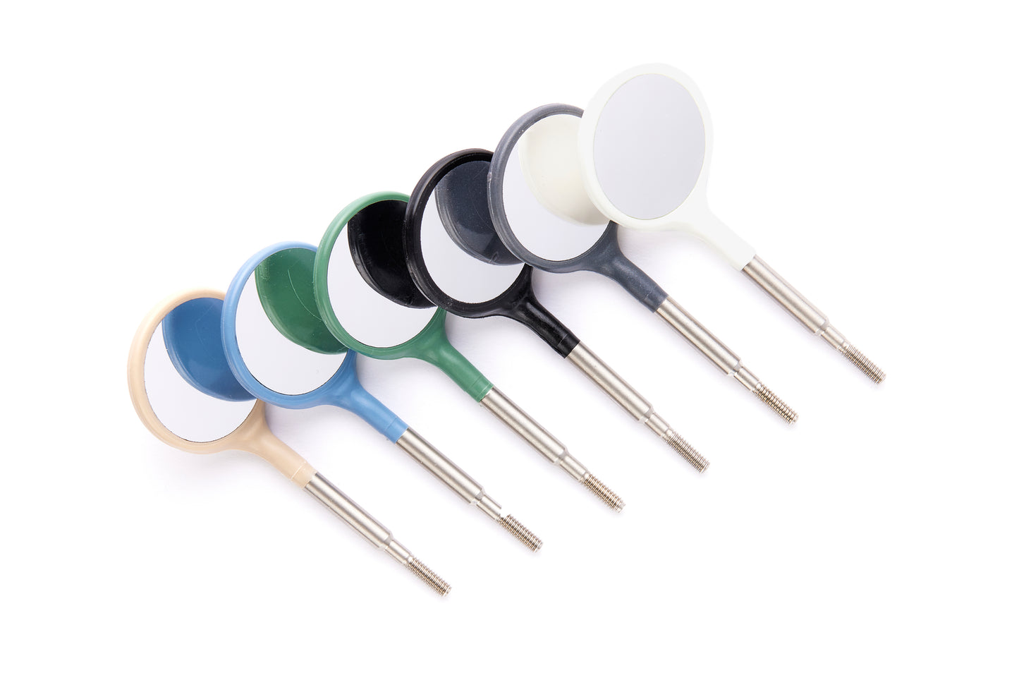 #4 Crystal HD® Resin Mouth Mirror Screw-On Heads Classic (12pk-Cone Socket)