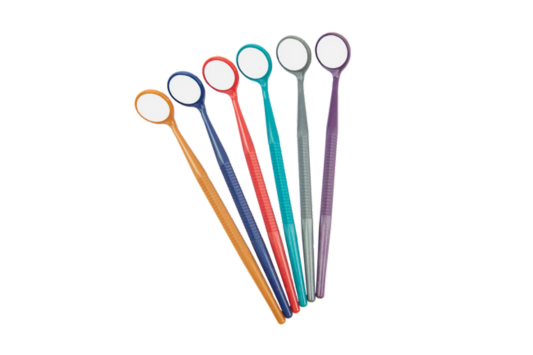 #5 Crystal HD® Mouth Mirror Thin Grip Jewel (12 Pack)