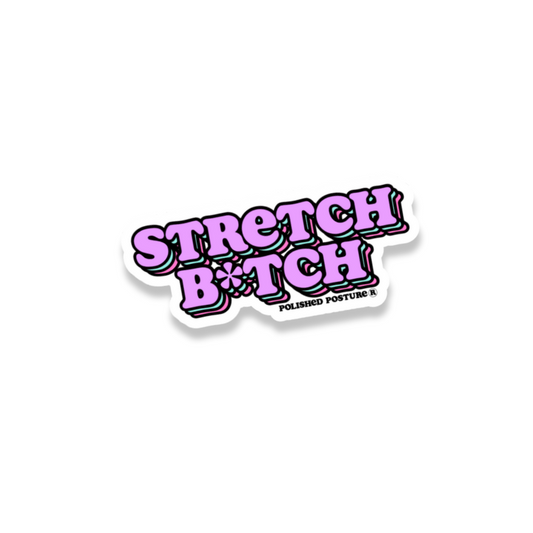 Stretch Reminder Sticker - Purple