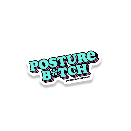 Posture Reminder Sticker - Teal